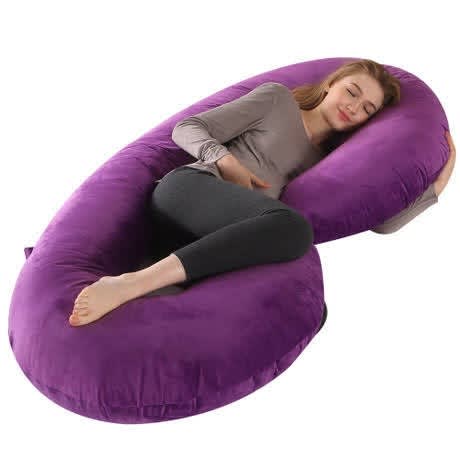 Heavy Weight Total Body Pregnancy And Nursing Pillow - C Shaped