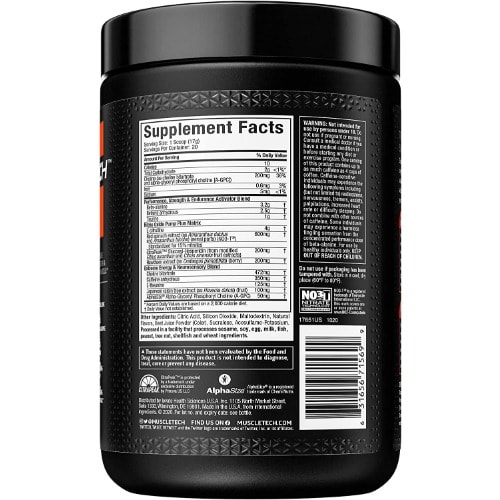 Muscletech - Shatter Pre-Workout - Pre-workout Powder For Men & Women - 11.81oz