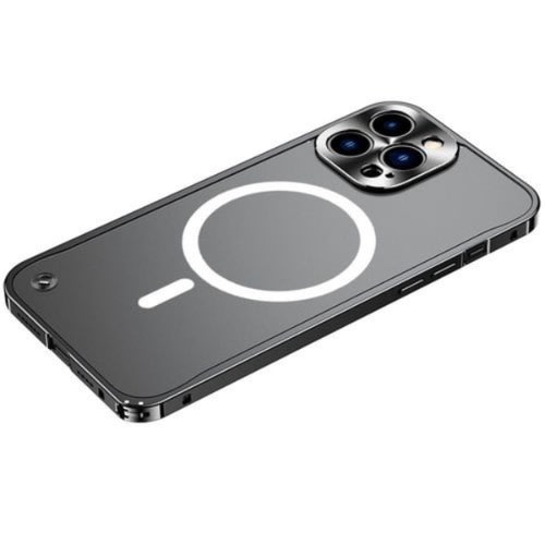 Metal Frame Frosted Pc Magsafe Case For iPhone 13 Pro Max