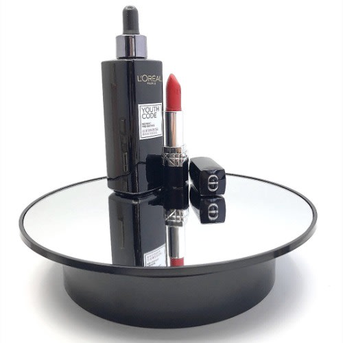 Rotational Mirror Top Product Display Turntable