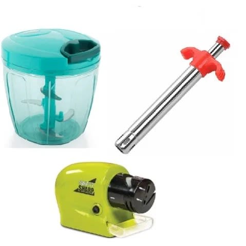 Grater + Knife Sharpener + Gas Lighter
