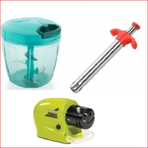 Grater + Knife Sharpener + Gas Lighter