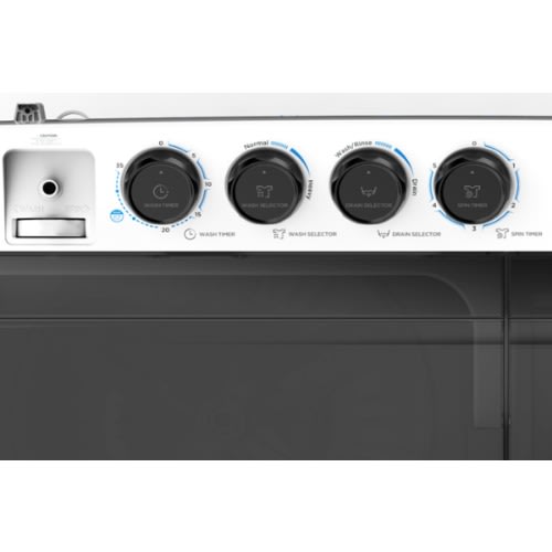 Twin Tub Semi Automatic Mt100w80 - 8KG Wash - 4KG Spin