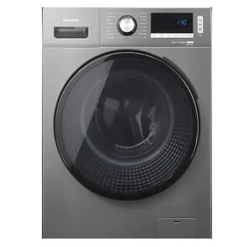Wash & Dry Front Loader Fully Automatic Washing Machine Wash - Wash 10kg - Spin  7kg - Dry-wm 1014v