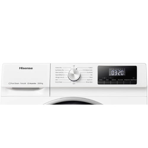 Wash & Dry Front Loader Fully Automatic Washing Machine Wash - Wash 10kg - Spin  7kg - Dry-wm 1014v