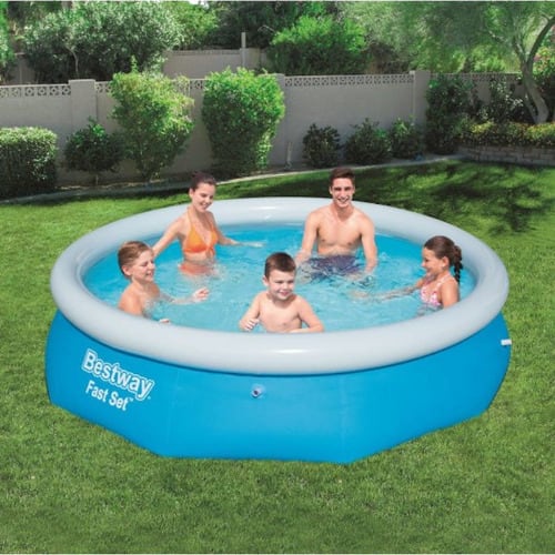 Fast Set Round Inflatable Pool 10 Ft X 30"