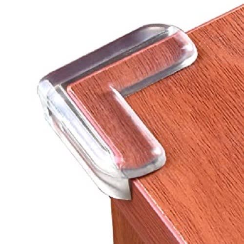 Safety Corner Guards For Glass & Wood Table Edge Protector - 4ct