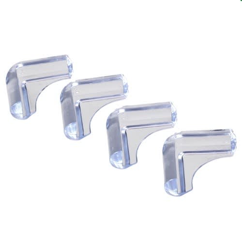 Safety Corner Guards For Glass & Wood Table Edge Protector - 4ct