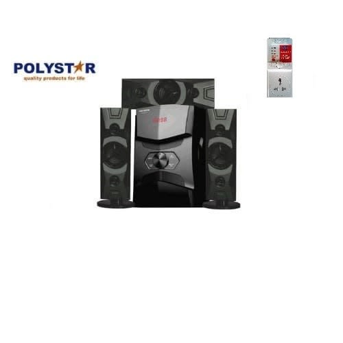 3.1ch Home Theatre Speaker System Pv-85b + Free Surge