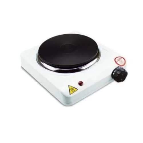 Single Electric Hot Plate - 1000w - White