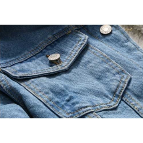 Fleece Jeans Jacket- Sherpa Wind Breaker