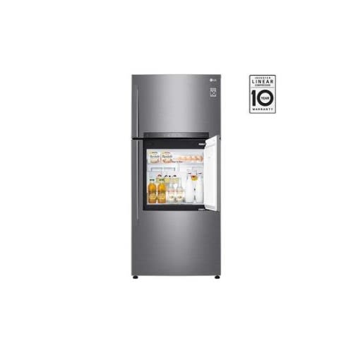 549l Fast Cooling Double Door Inverter Top Freezer Refrigerator Gn-a702hlhu