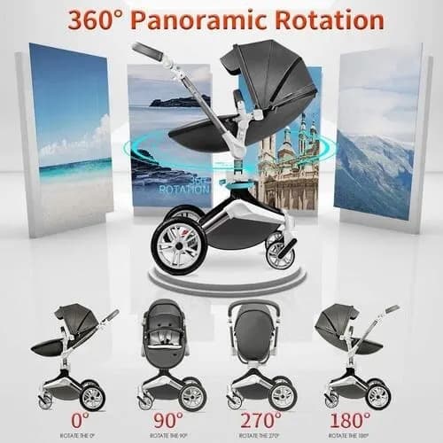 Baby Stroller  -360 Rotation Function