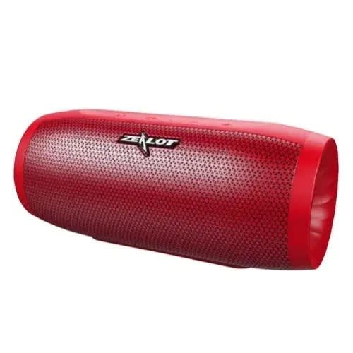 S16 Bluetooth Speaker Wireless Subwoofer With Tf Card Slot Mic - Red