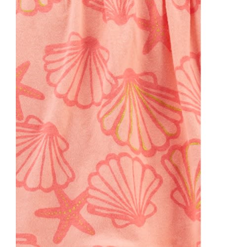 Baby Girls Starfish One Piece Ruffle Sunsuit Dress