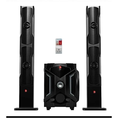 Bluetooth Speaker Dj-669 - 2.1ch + Free Surge