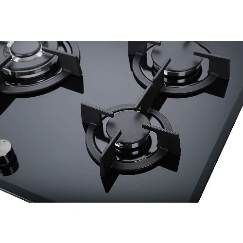 Cliff Built-in 5 Burner Gas On Glass Hob With Battery Ignition - 90cm