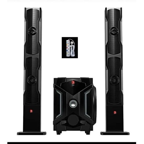 Bluetooth Speaker Dj-669 - 2.1ch + Free Extension