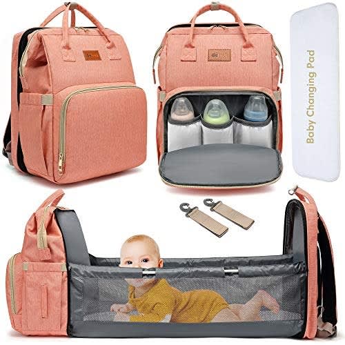 Baby Bed And Diaper Bag
