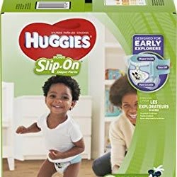 Little Movers Slip On Diaper Pants - Size 6 - 100 Count - Economy Plus