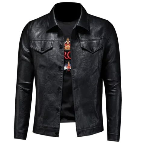 Genuine Leather Jacket - Hip Pop Trends