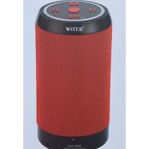 Ws-1812 Wireless Portable Bluetooth Speaker With Fm Radio
