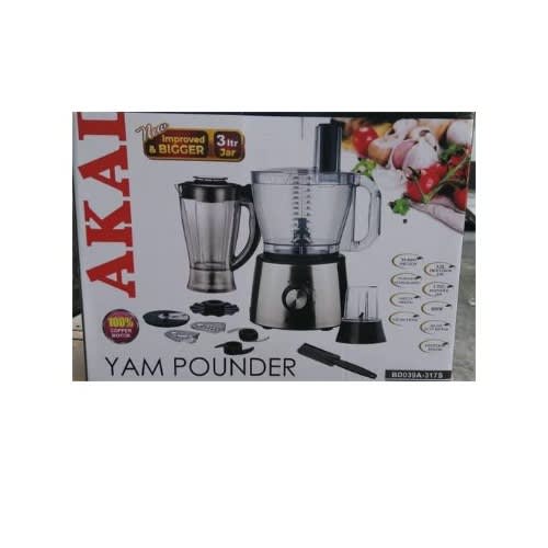 Yam Pounder And Food Processor - 800W