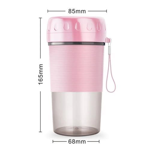 Rechargeable Sporty Portable Personal Juicer - 300ml - 4 Blades - 1300mAh