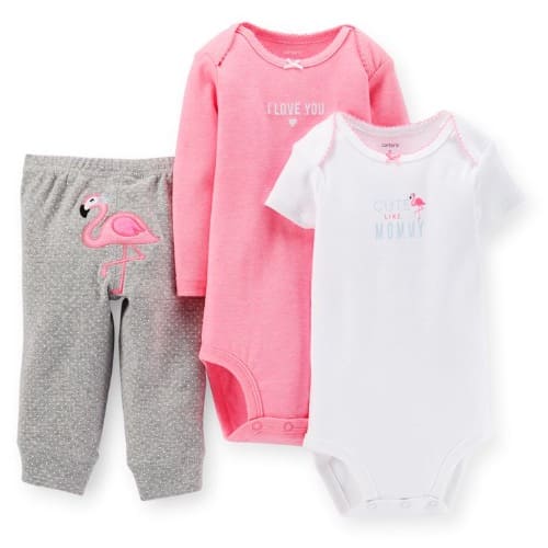 3-Piece Bodysuit & Pant Set