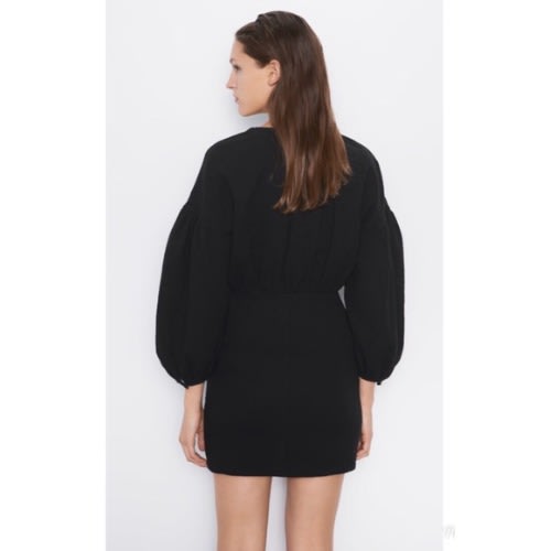 Rustic Dress Top - Black