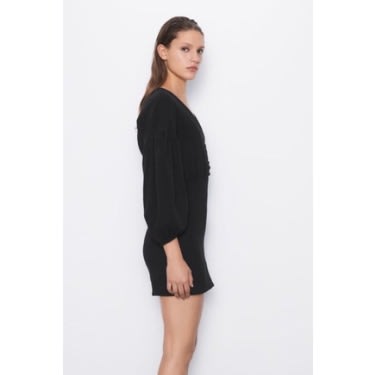 Rustic Dress Top - Black