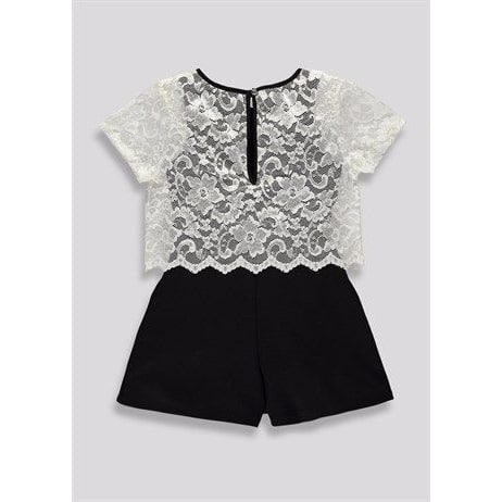 Girl's Lace Playsuit