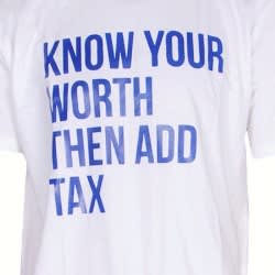 Know Your Worth T-shirt - White