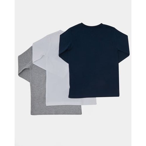Plain Long Sleeve Top- Pack Of 3