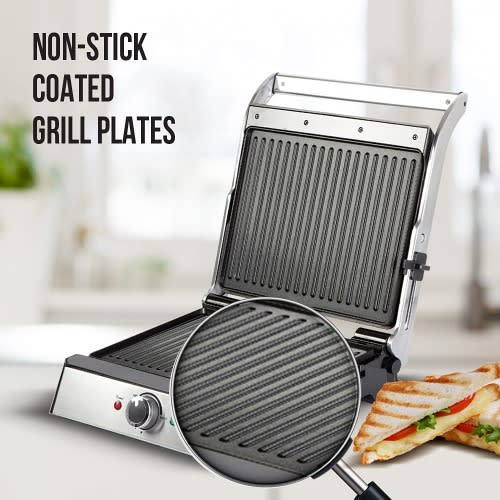 4 Slice Grill & Bbq With Timer 2000-watt Sandwich Toaster