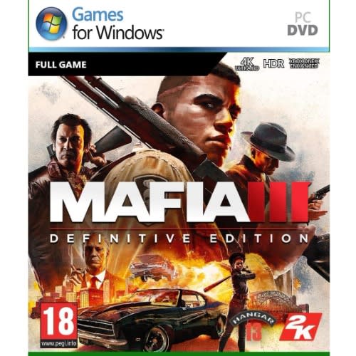Mafia III: Definitive Edition PC Game DVD Disks + Free Gift