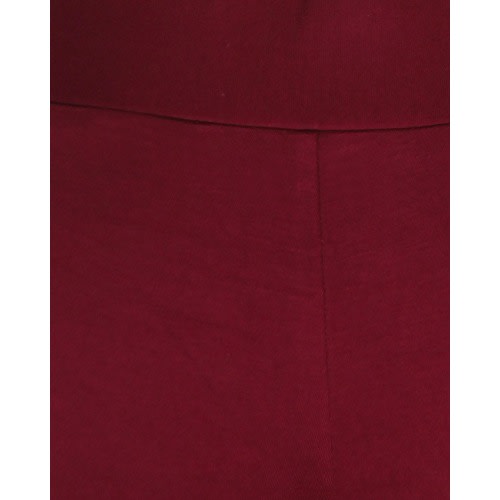 Burgundy Split Angle Jeggings