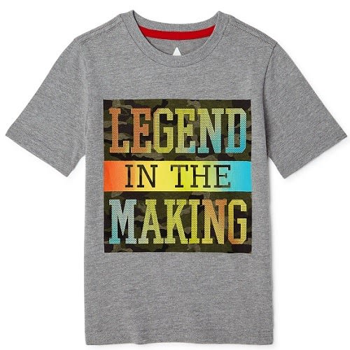 365 Kids Boys Short Sleeve Graphic T-shirt - Legend In Making