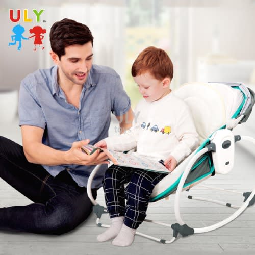 Mastela 5 In 1 Napper + Bounce + Chair + Rocker With Removable Bassinet