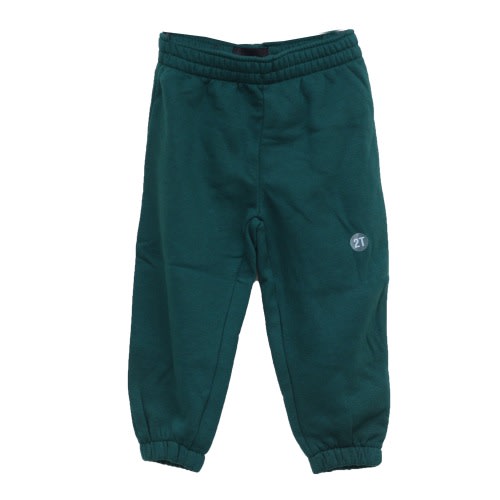 Elastic Waist Slim Fit Joggers - Green