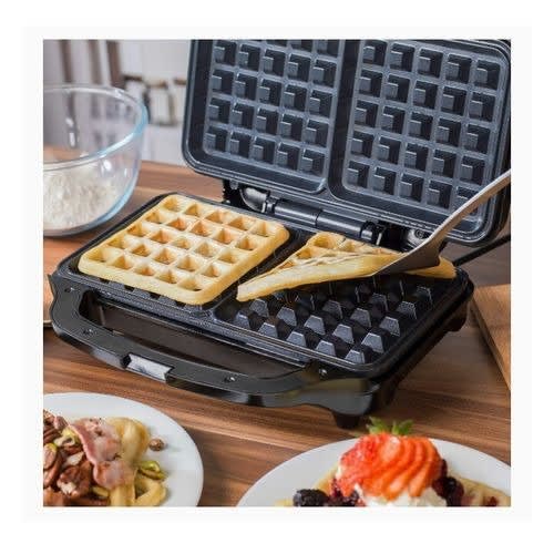 Deep Fill Waffle Maker Iron With Xl Non-stick Cooking Plates - 900w
