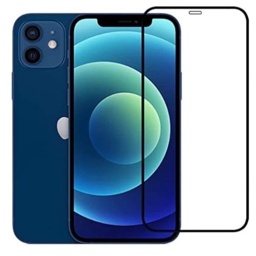 Tempered Glass For Iphone 12 Pro - Black