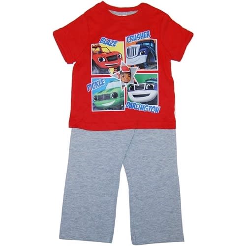 Boys Blaze And The Monster Marching Pyjamas
