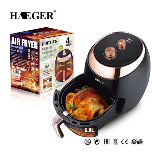 Haeger Air Oven Fryer - 6.8L - 1800W