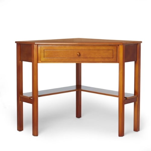 Wood Corner Computer Desk