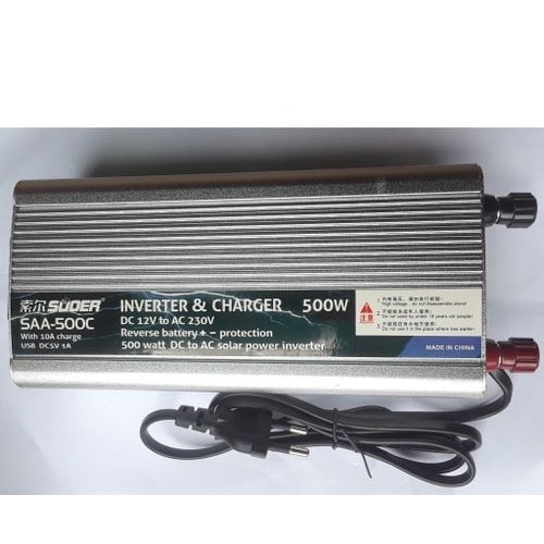 500watts Solar Power Inverter With Inbuilt Fast Charger