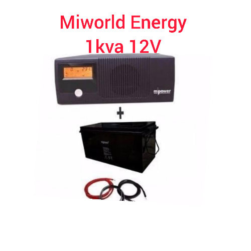 1kva 12v Inverter +200ah Battery