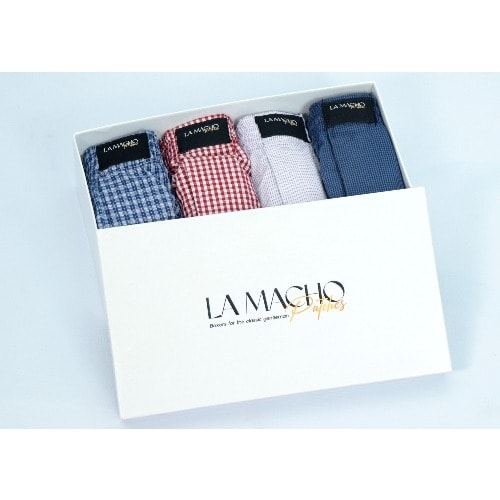 LAMACHO PATCHES - Men's Cotton Boxer Short - 4 In 1
