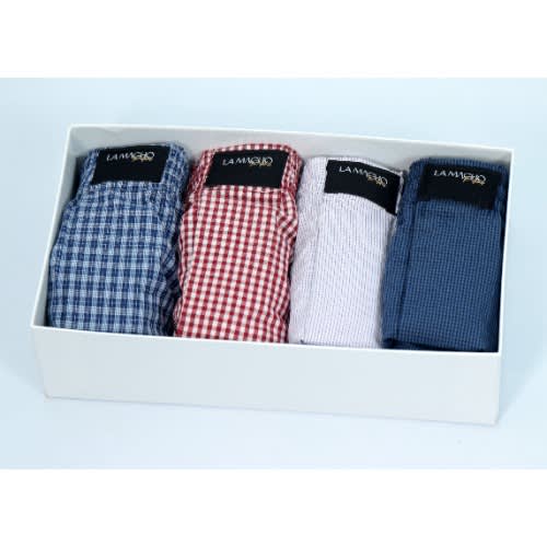LAMACHO PATCHES - Men's Cotton Boxer Short - 4 In 1