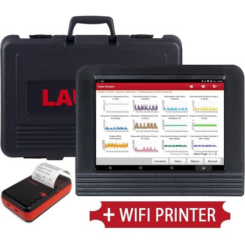 X431 V Professional With Wifi Printer And Brake Fluid Tester.